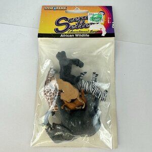 Scene-A-Rama African Wildlife Educational Animal Figurines Set